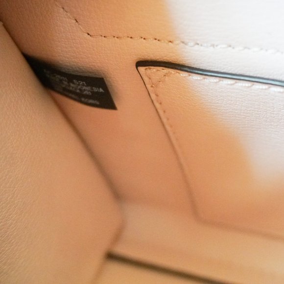 Michael Kors Rose Medium Flap Shoulder Crossbody Bag MK Vanilla Pink - Picture 12 of 14